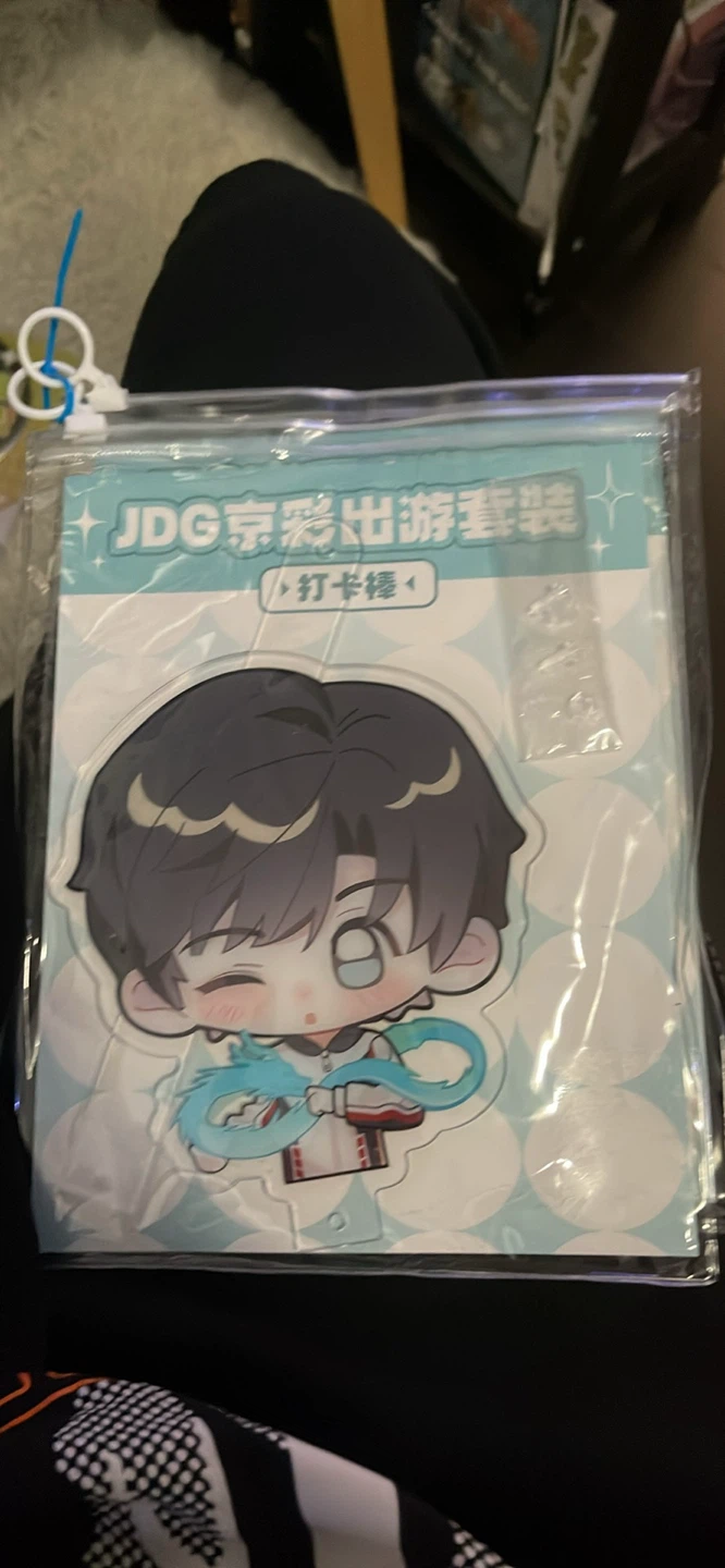 JDG Anime Character Acrylic Standee and Badge Set - photo 3