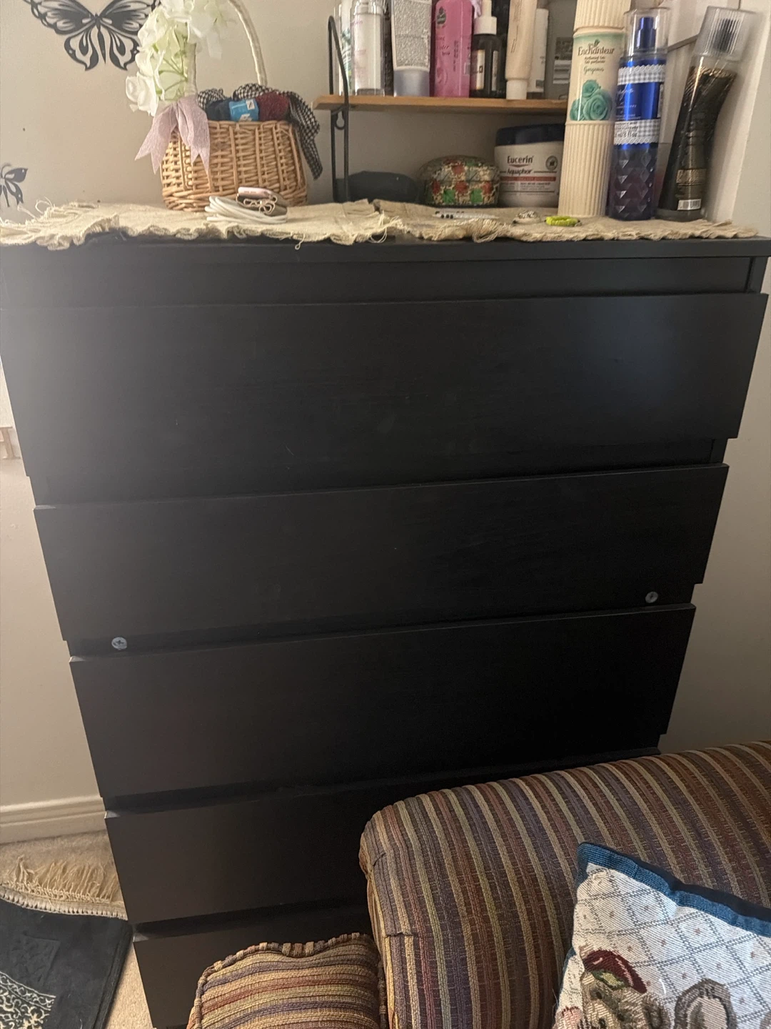 Black 6-Drawer Dresser - photo 3