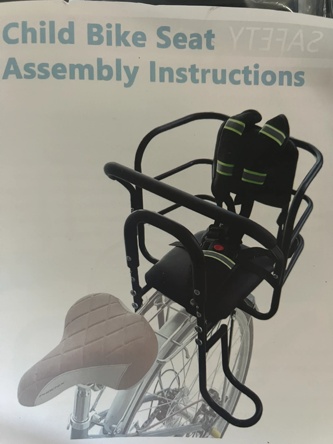 Child Bike Seat with Steel Structure - photo 3