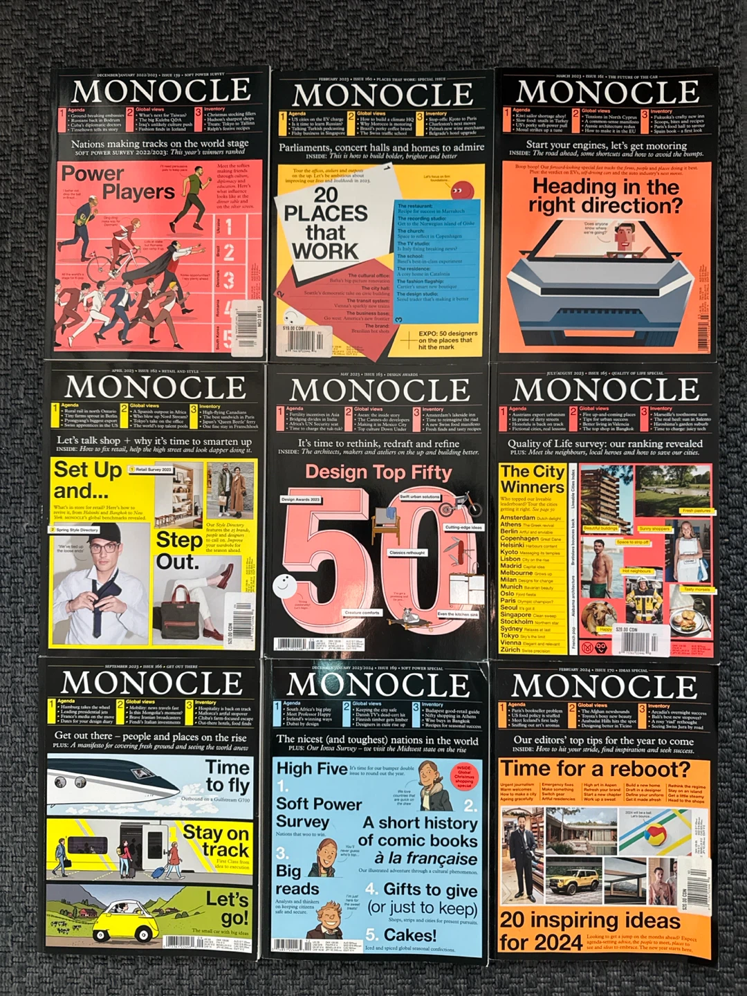 MONOCLE Back Issues