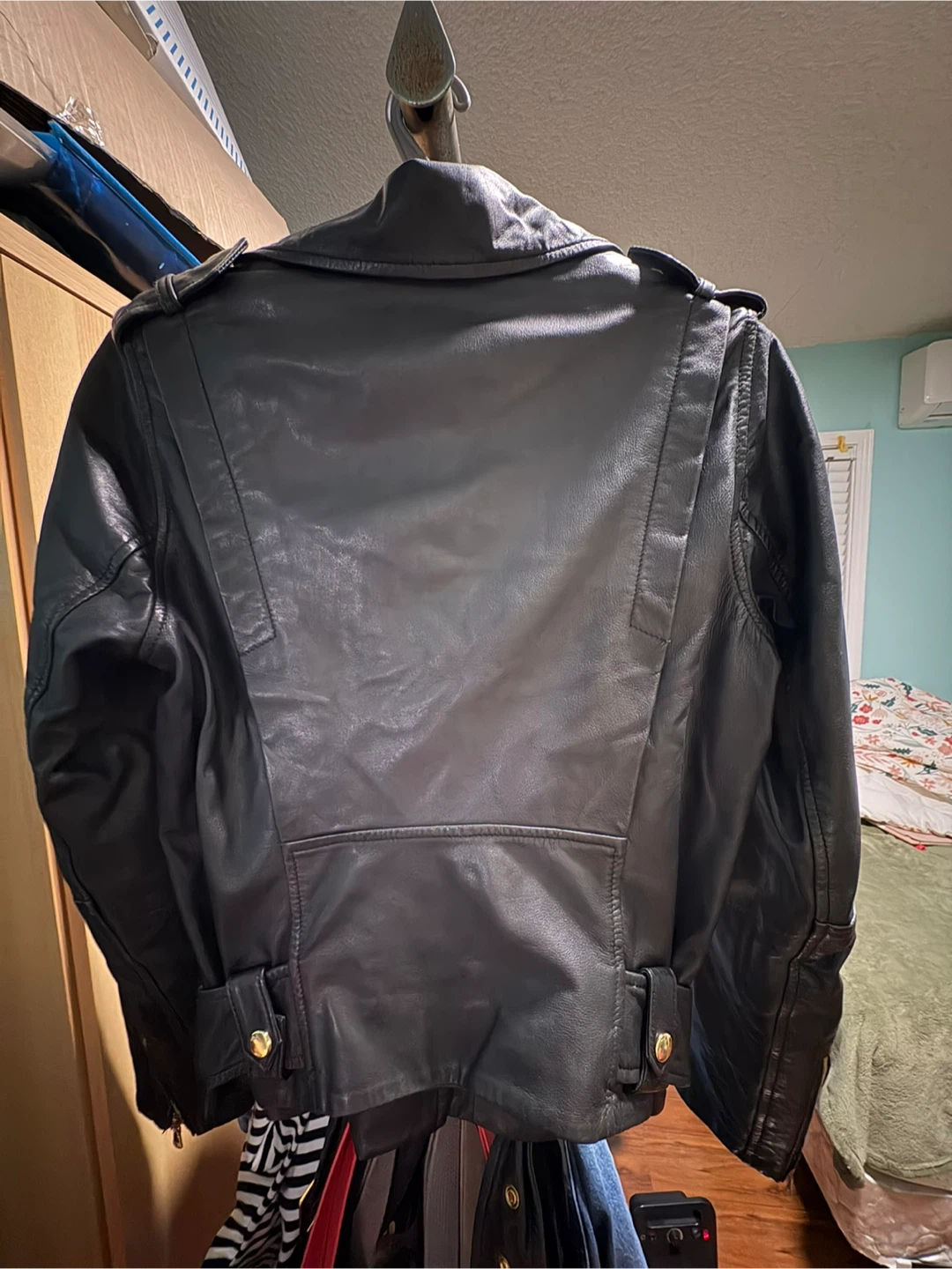 DANIER leather Black Leather Moto Jacket - photo 2
