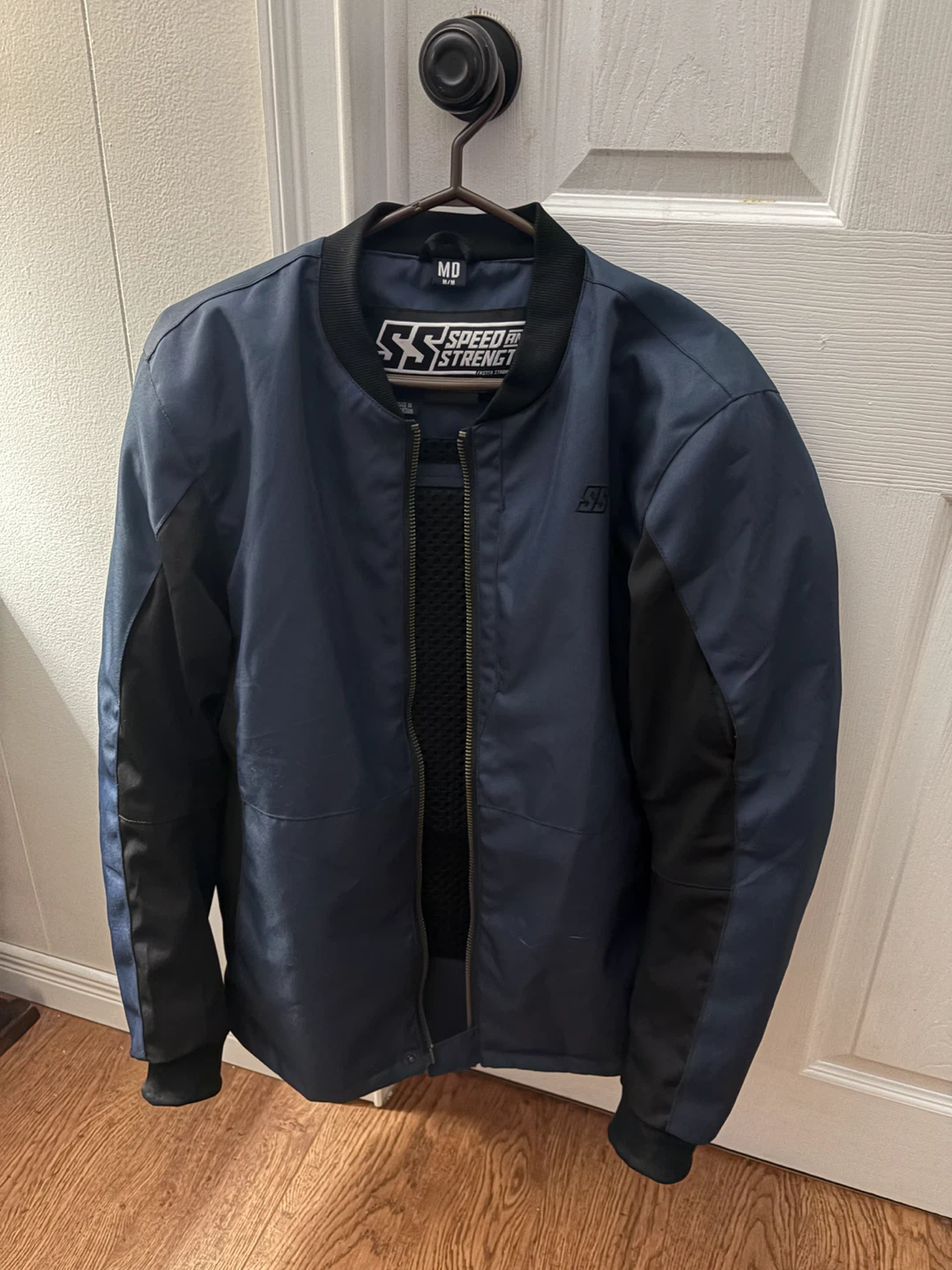 Medium Motorcycle Jacket - Navy/Black - photo 2