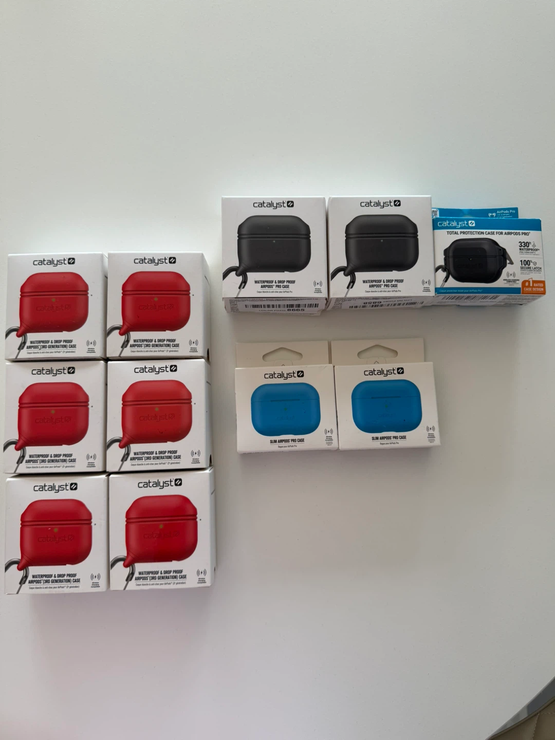$5 Waterproof & Drop Proof AirPods (3rd Gen) / Pro Case - Red