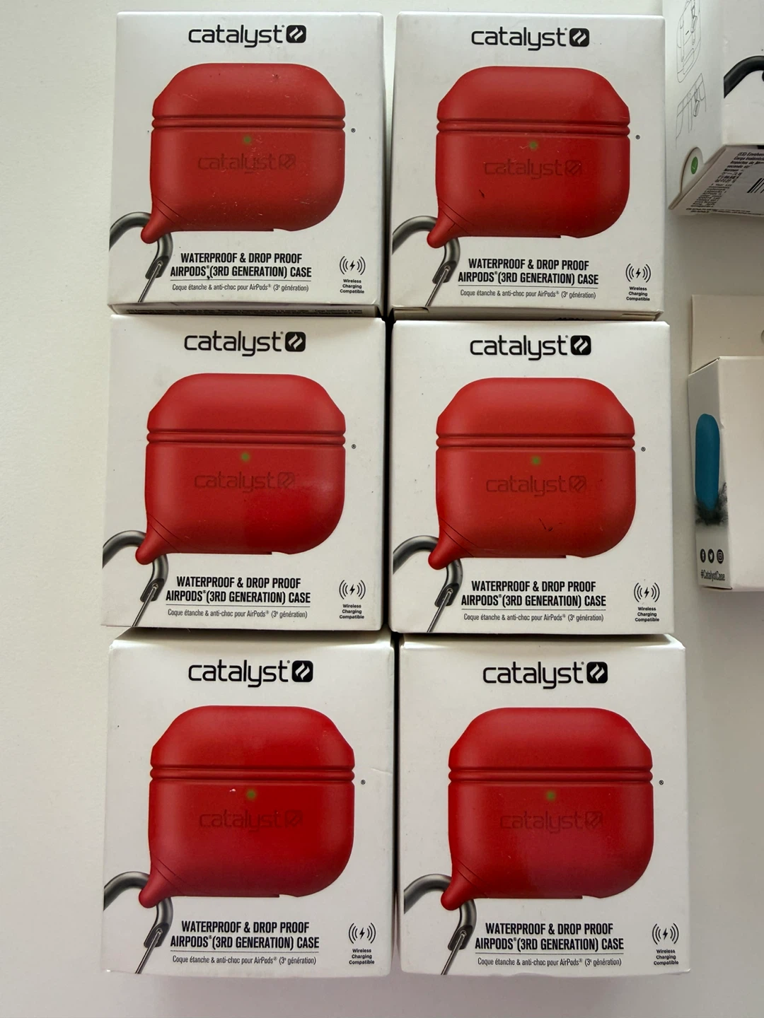 $5 Waterproof & Drop Proof AirPods (3rd Gen) / Pro Case - Red - photo 2