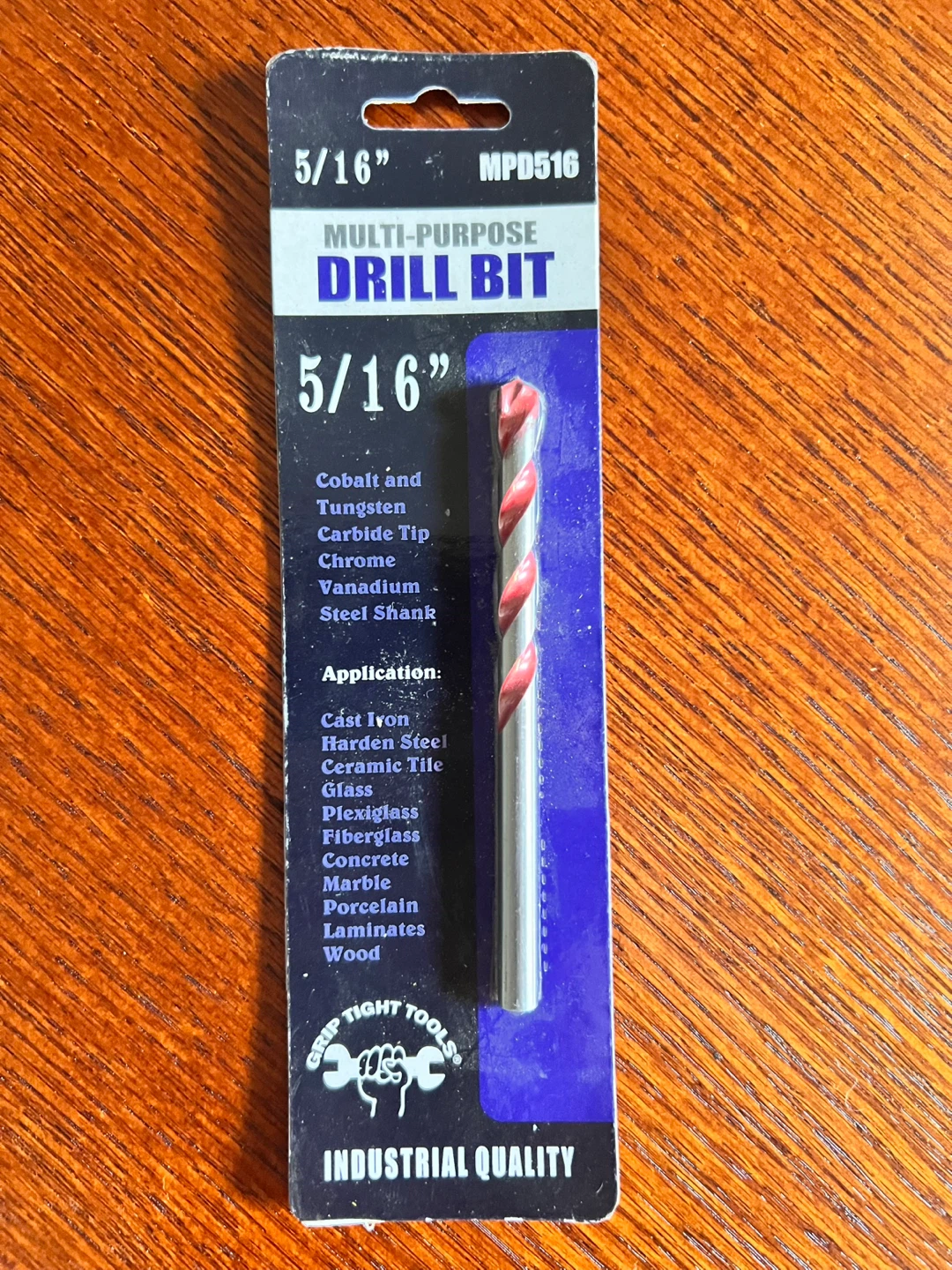 Grip Tight Tools 5/16" Multi-Purpose Drill Bit