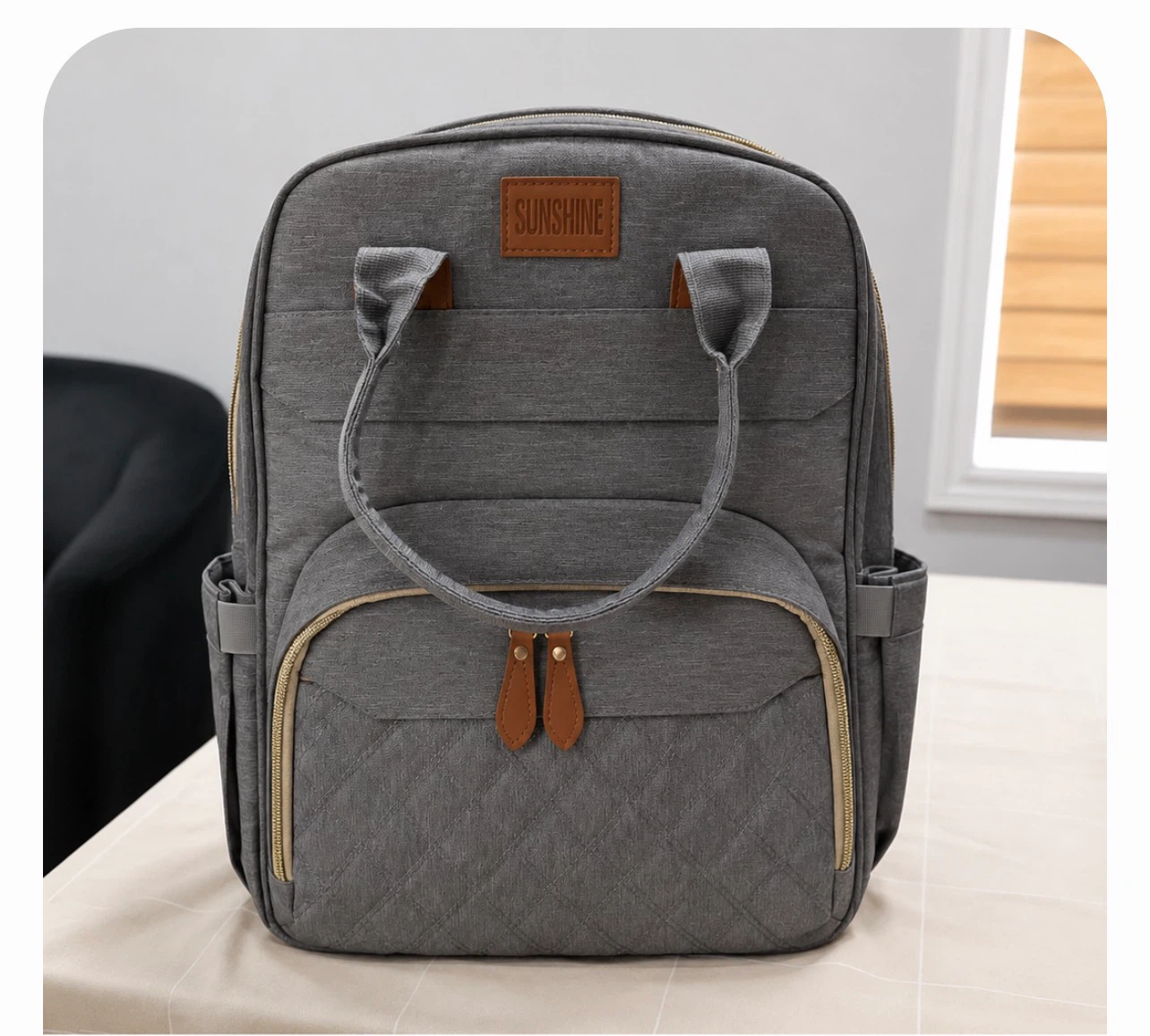 Sunshine Diaper Bag Backpack
