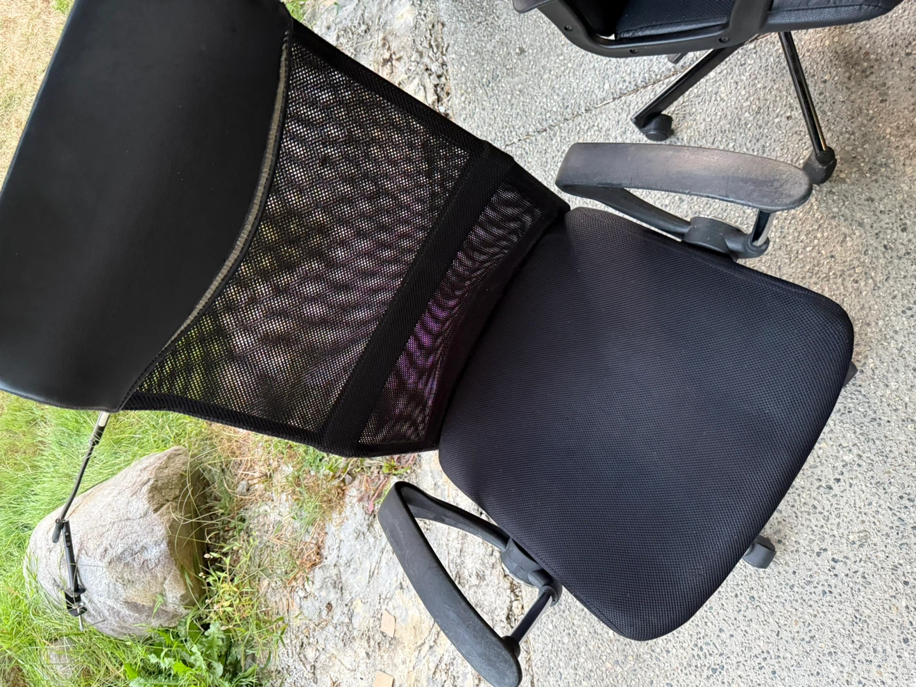 High-Back Mesh Office Chair – $30
