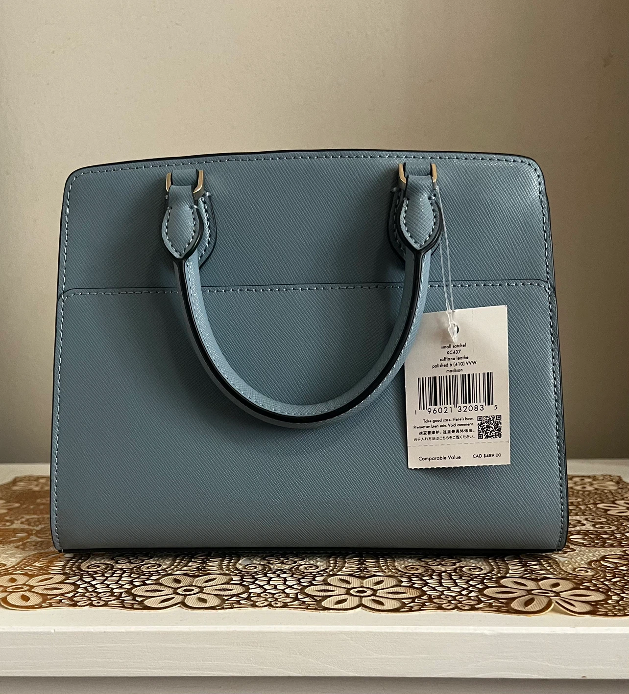 Kate Spade Small Satchel Handbag - Blue - photo 2