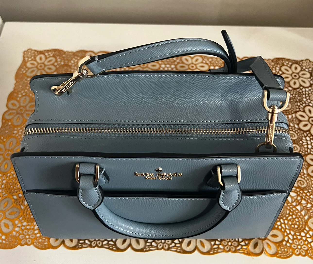 Kate Spade Small Satchel Handbag - Blue - photo 3