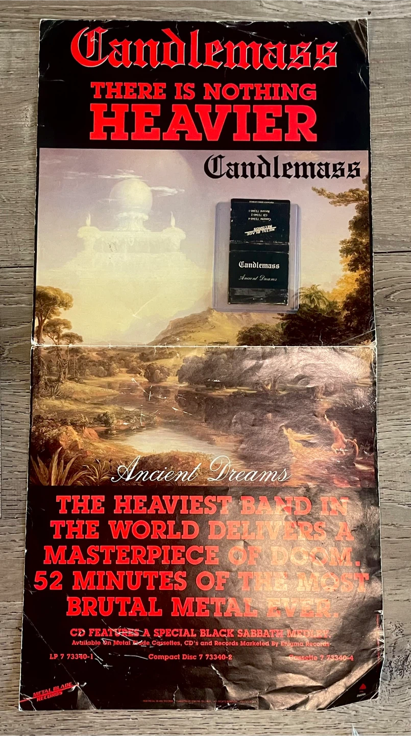 CANDLEMASS- Promo/Ancient Dreams $200