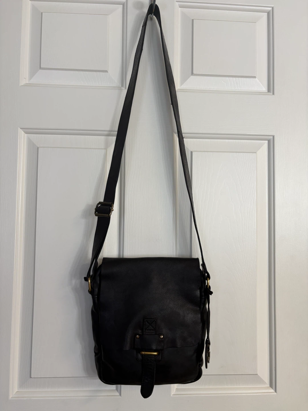 Harbour 2nd Black Leather Crossbody Bag