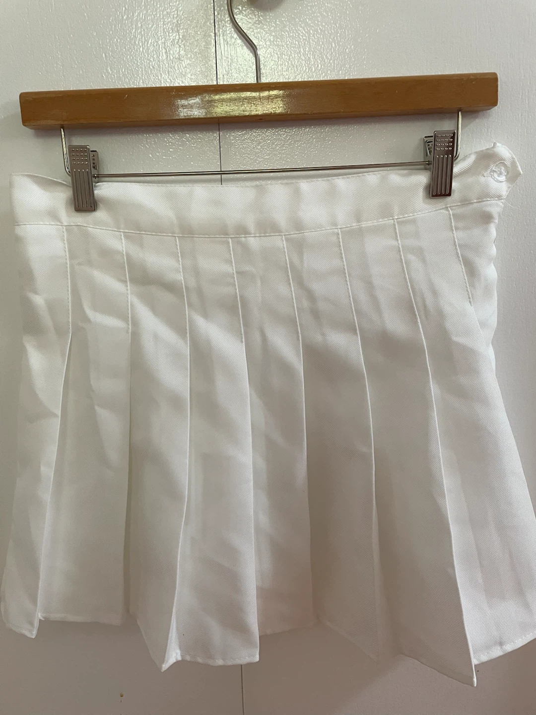 White Pleated Tennis Skirt