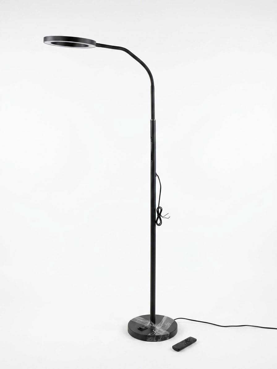 Ring Light Floor Lamp with Remote