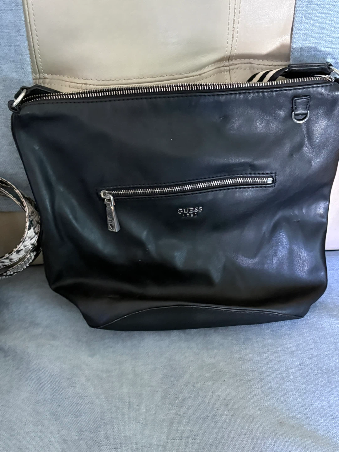 Guess Black Leather Handbag