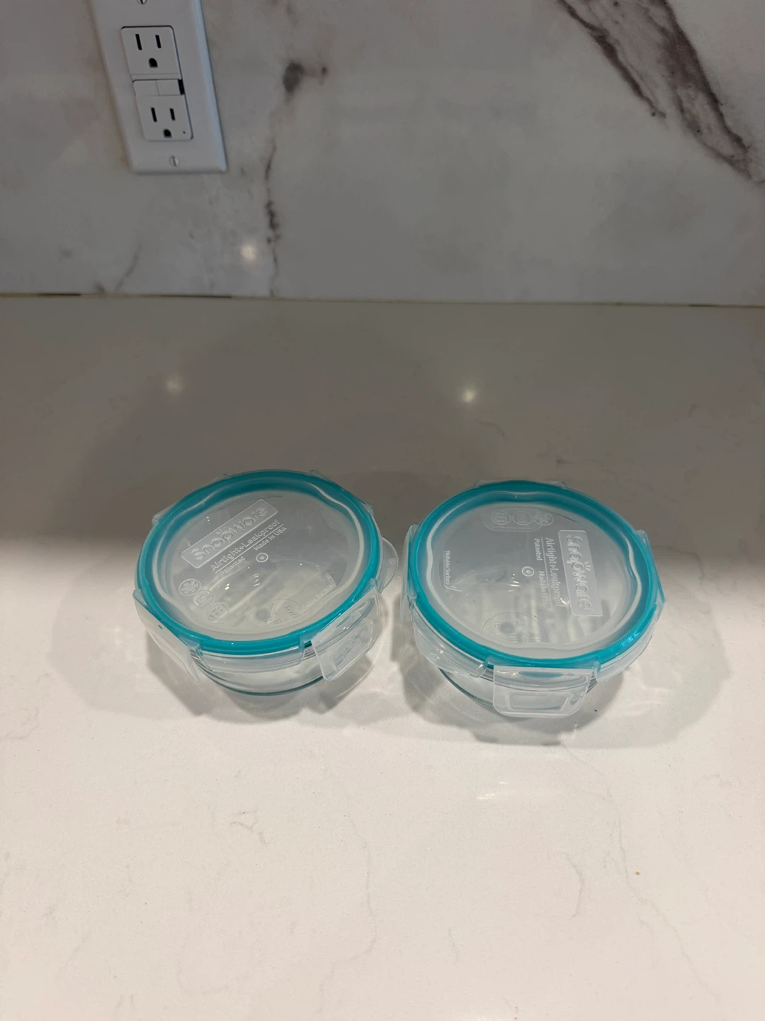 2 Glass Food Storage Containers