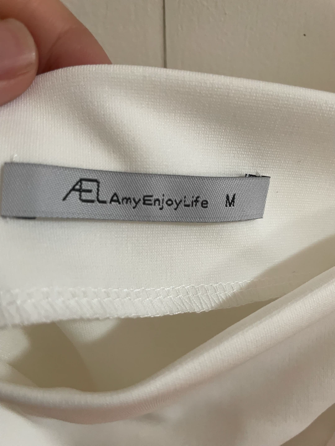 Amy Enjoy Life White Puff Sleeve Top - Size M - photo 2