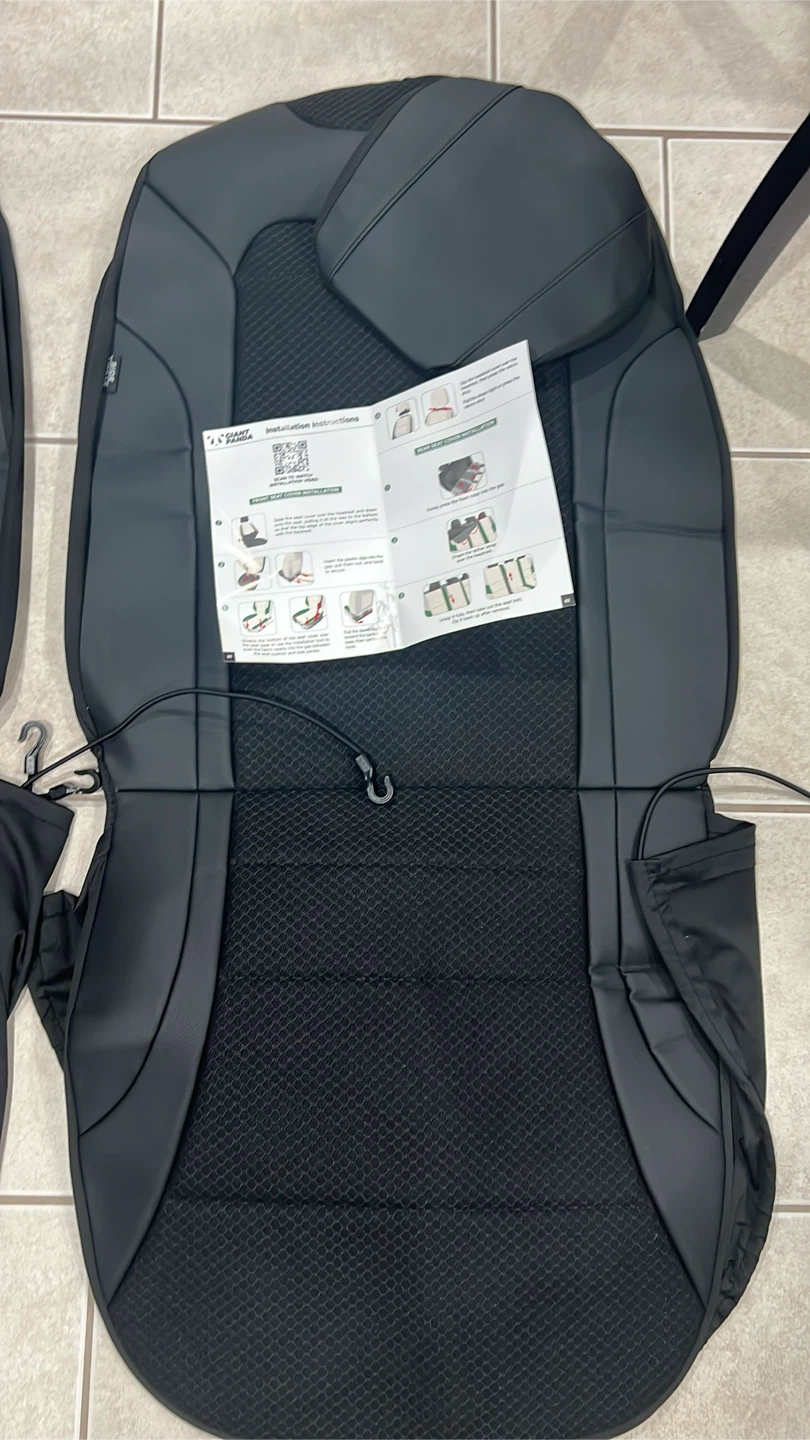Giant Panda Car Seat Cover