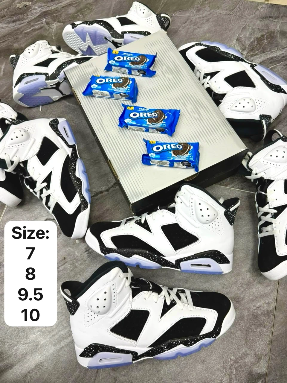 Air Jordan 6 Retro Oreo Sneakers - photo 2