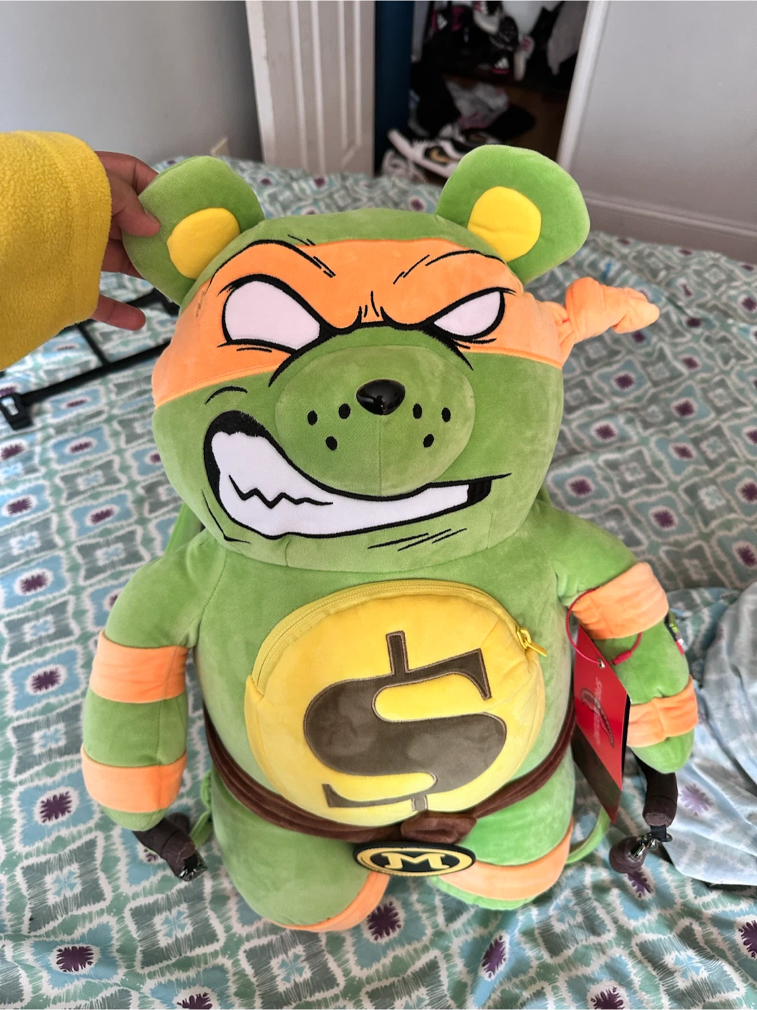 Sprayground "Money Bear" Backpack - Ninja Turtle Inspired