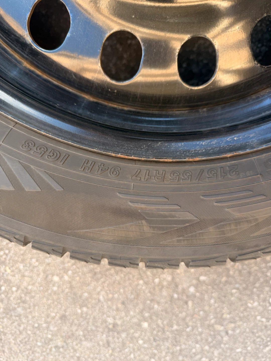 215/55R17 94H Winter Tire on Steel Rim - photo 5