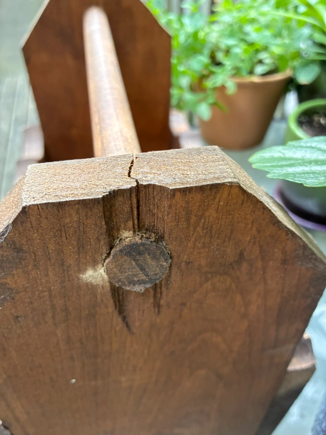 Small display box wood Vintage Handmade Rustic - photo 3