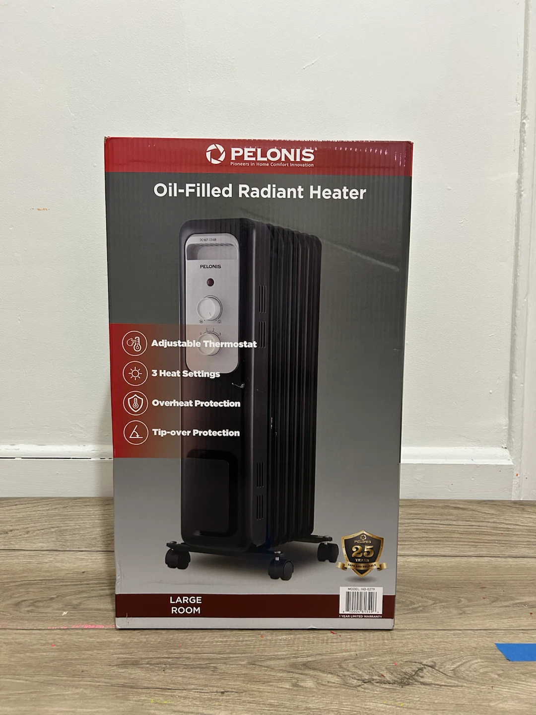 Pelonis Oil-Filled Radiant Heater