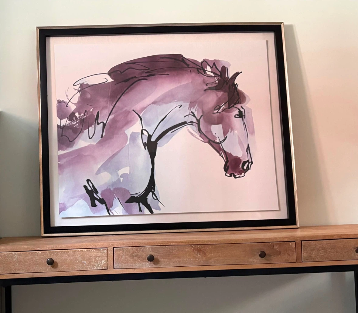 Framed Horse Art Print