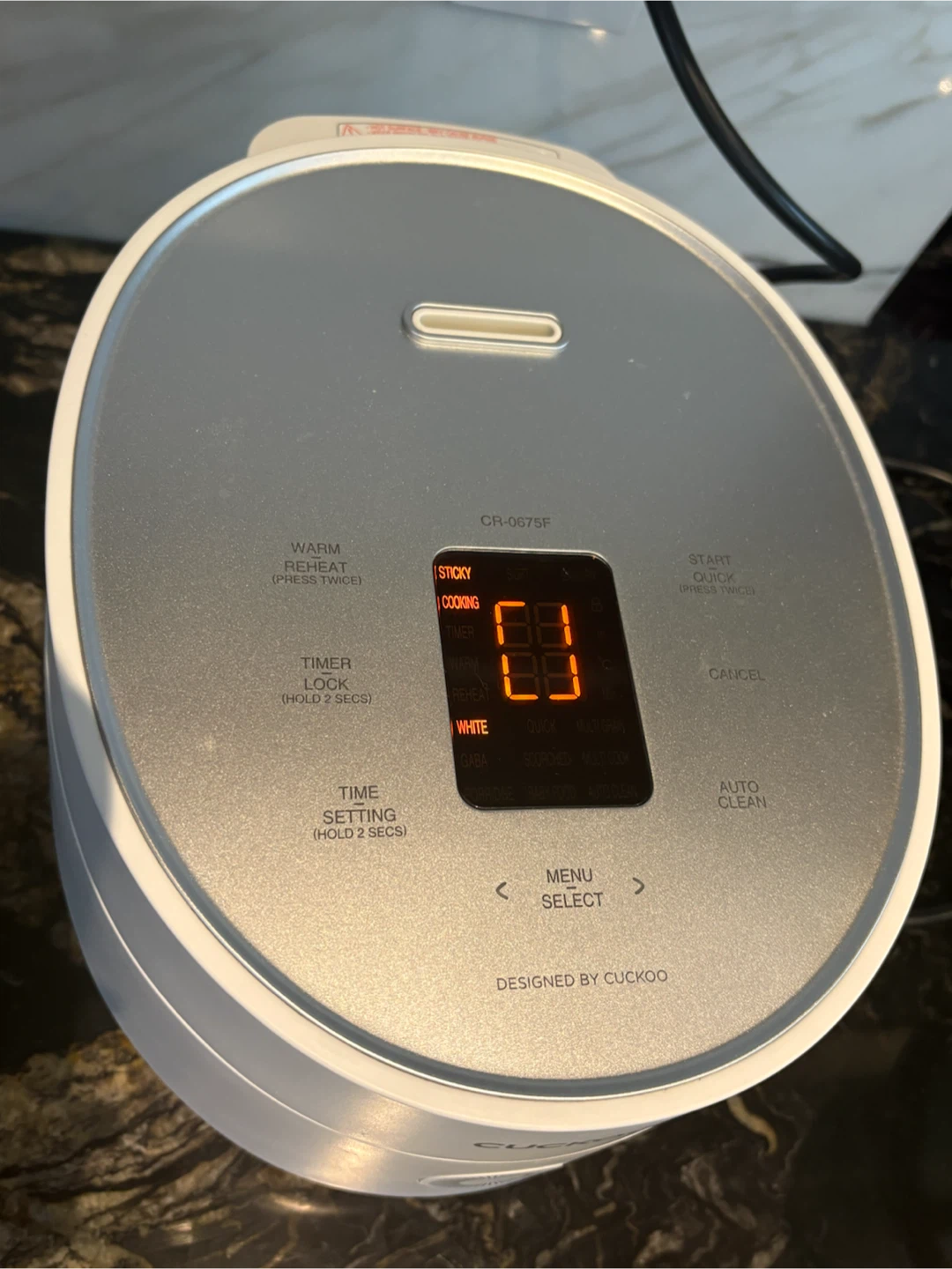 Cuckoo Rice Cooker CR-0675F - photo 3