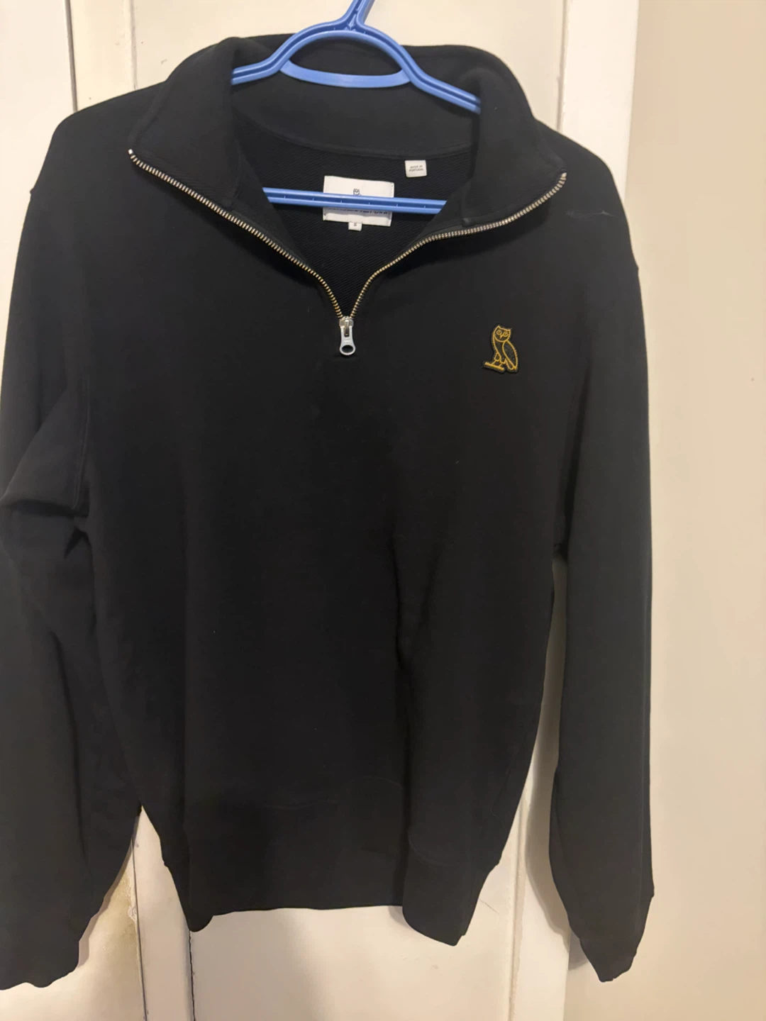 OVO Owl Quarter Zip Sweatshirt size small - photo 2