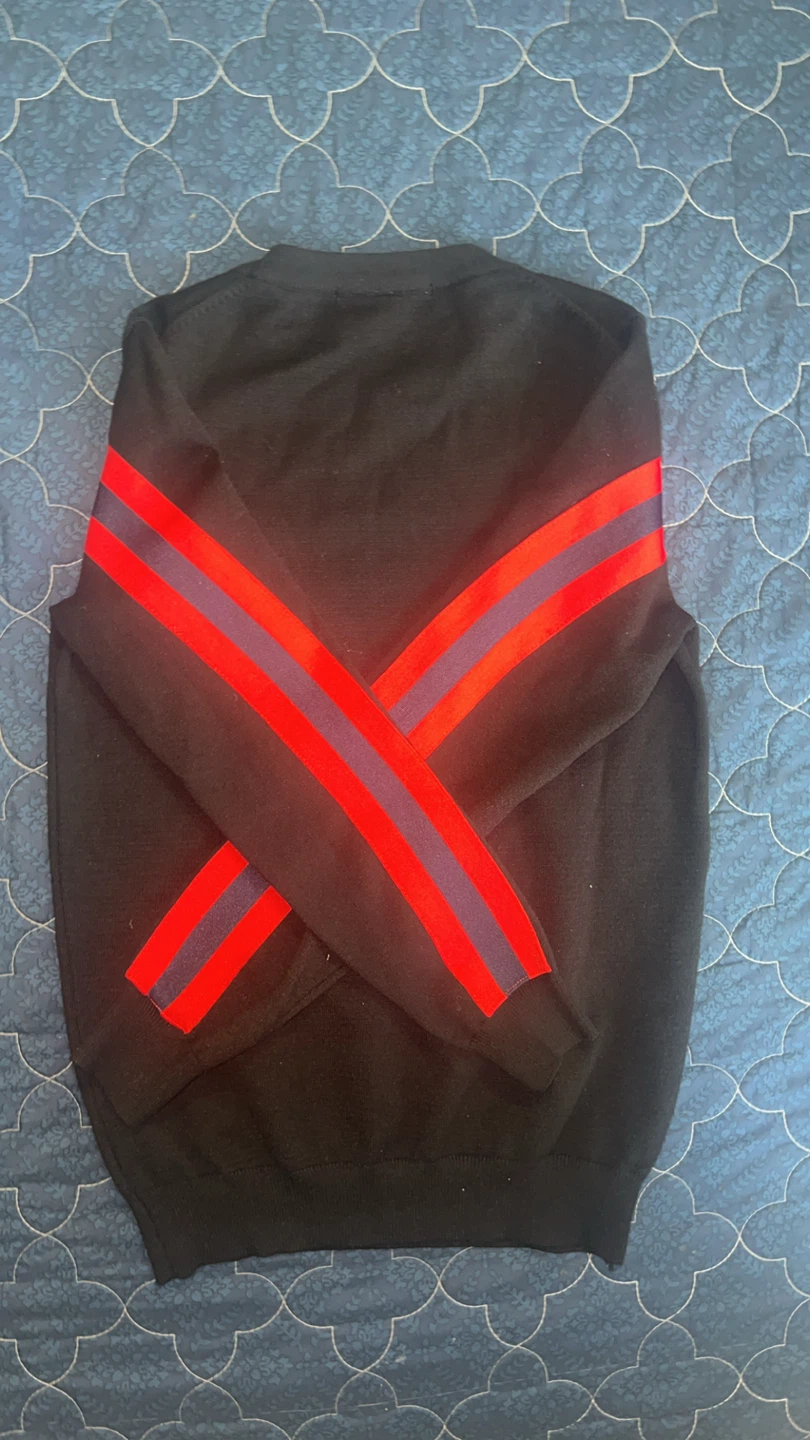 Gucci Tiger Embroidered Striped Sweater - photo 3