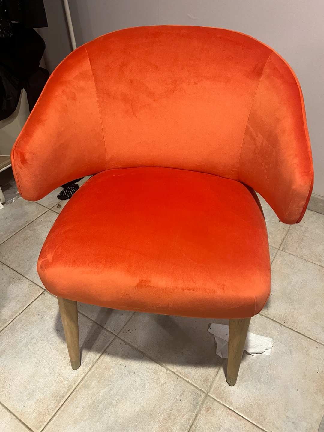 Orange accent chair - photo 2