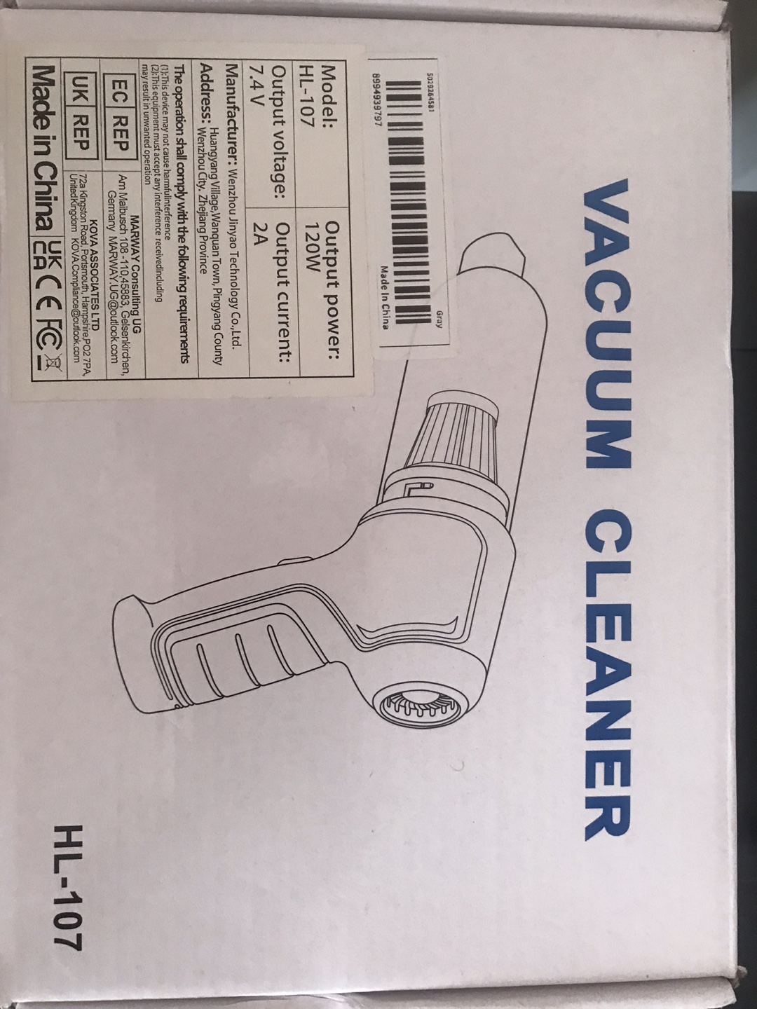 HL-107 3-in-1 Car Vacuum Cleaner - photo 2