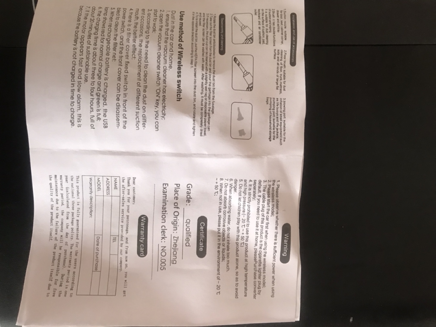 HL-107 3-in-1 Car Vacuum Cleaner - photo 4