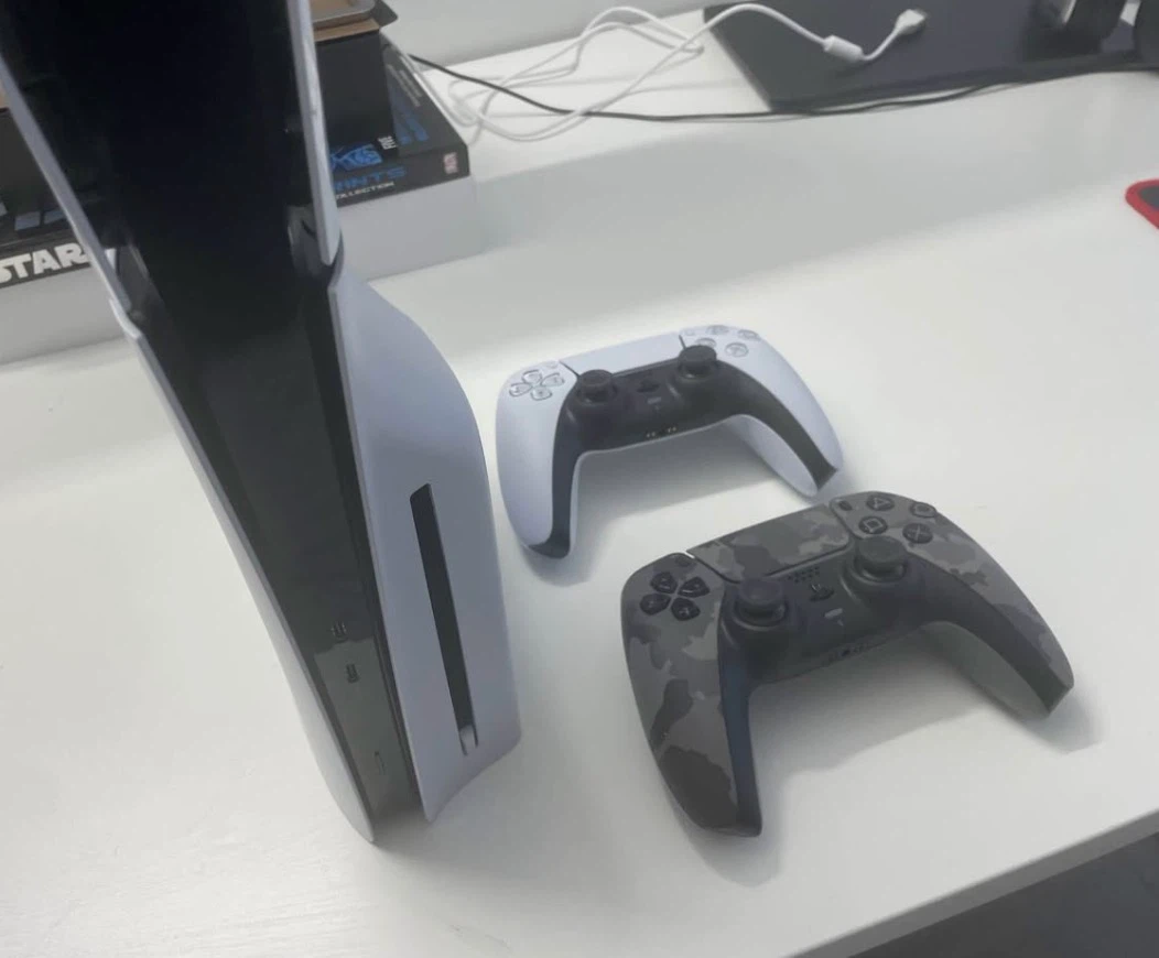 PlayStation 5 Console with Two Controllers