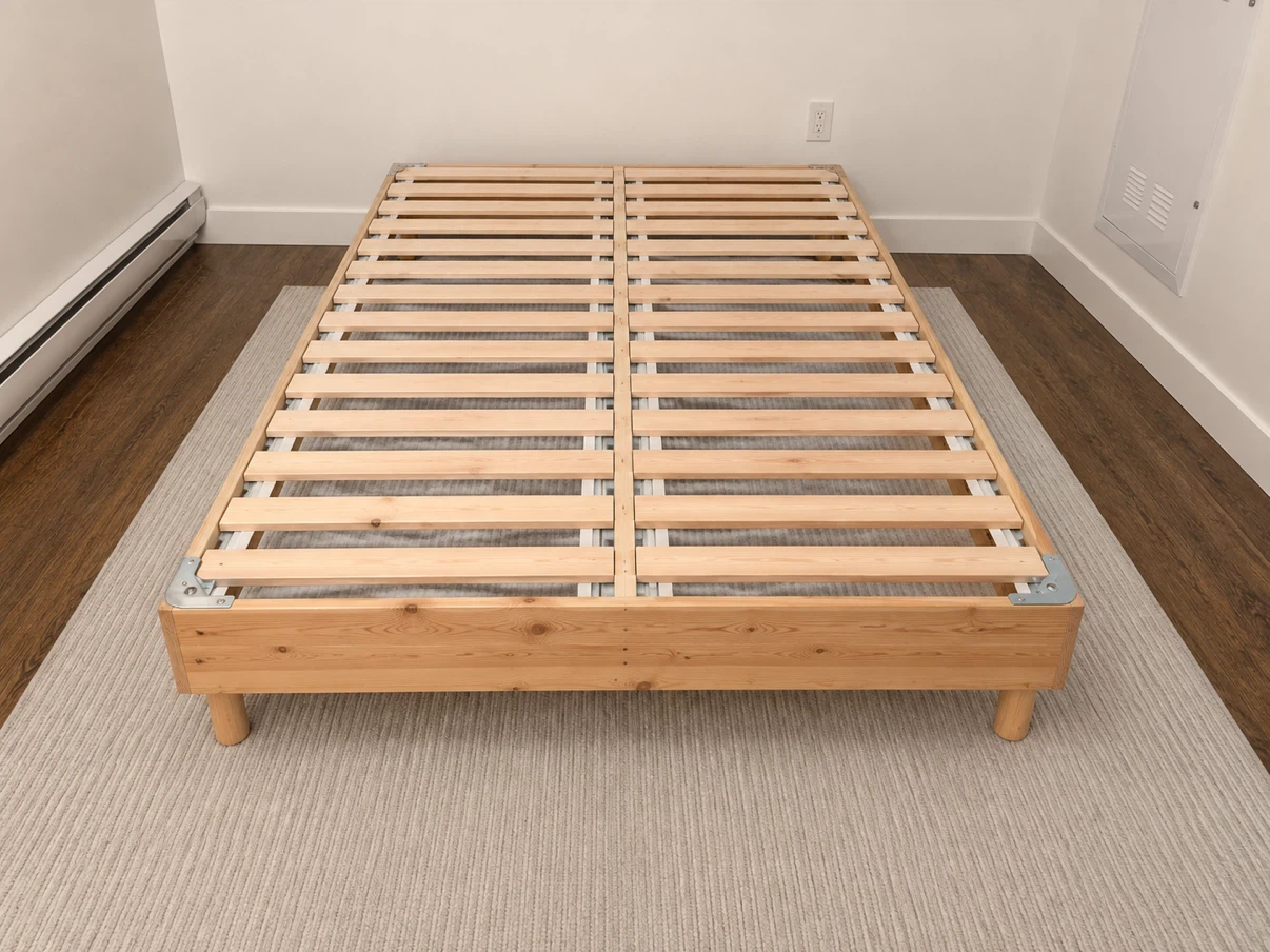IKEA wood slatted bed base - photo 2