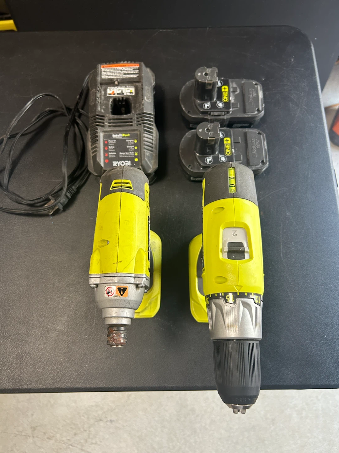 Ryobi 18V Drill and Impact Driver  with 2 Batteries and Charger - photo 5