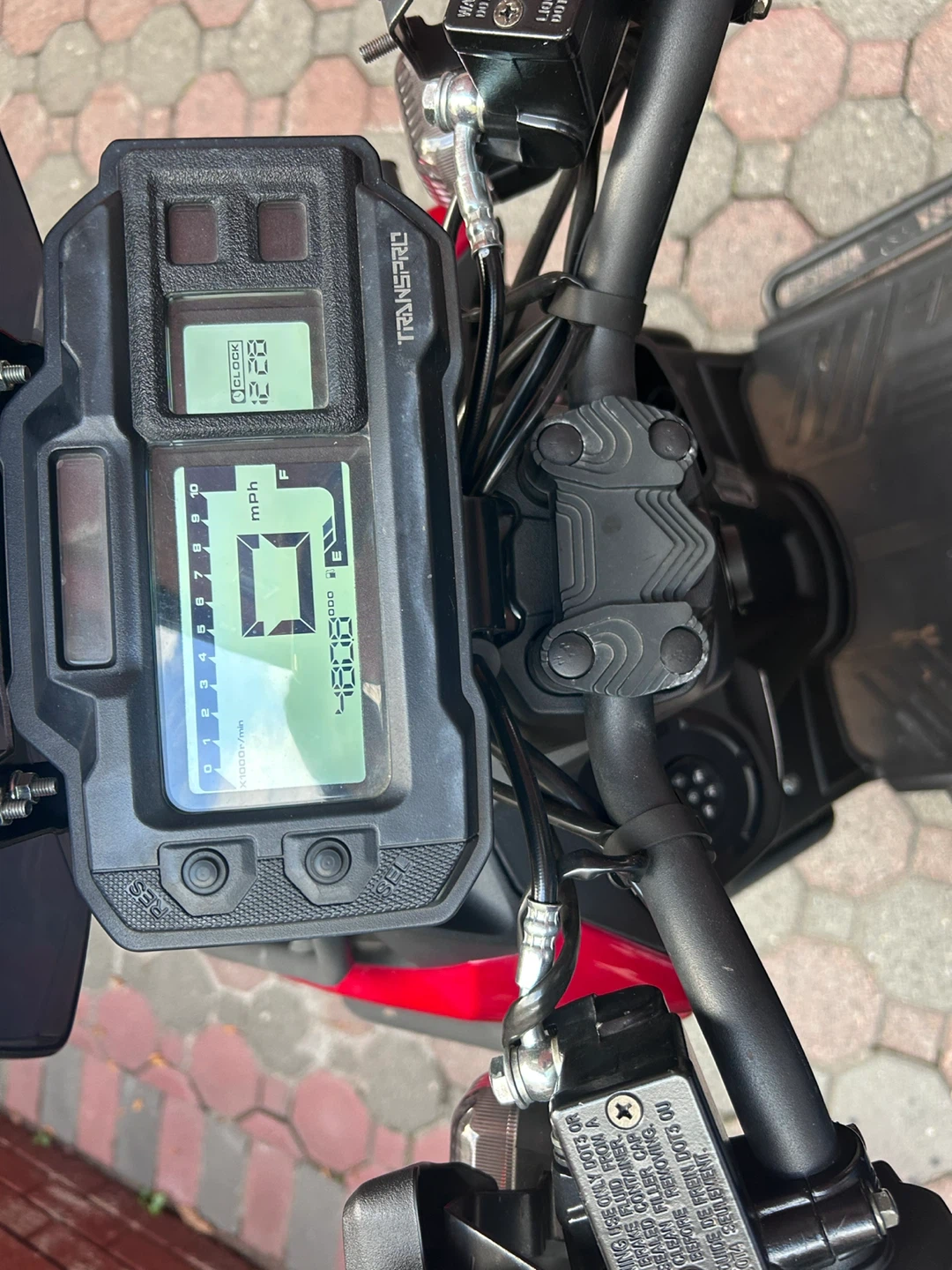 2024 Transpro Tank II 200cc Scooter – Low Miles – Red - photo 5