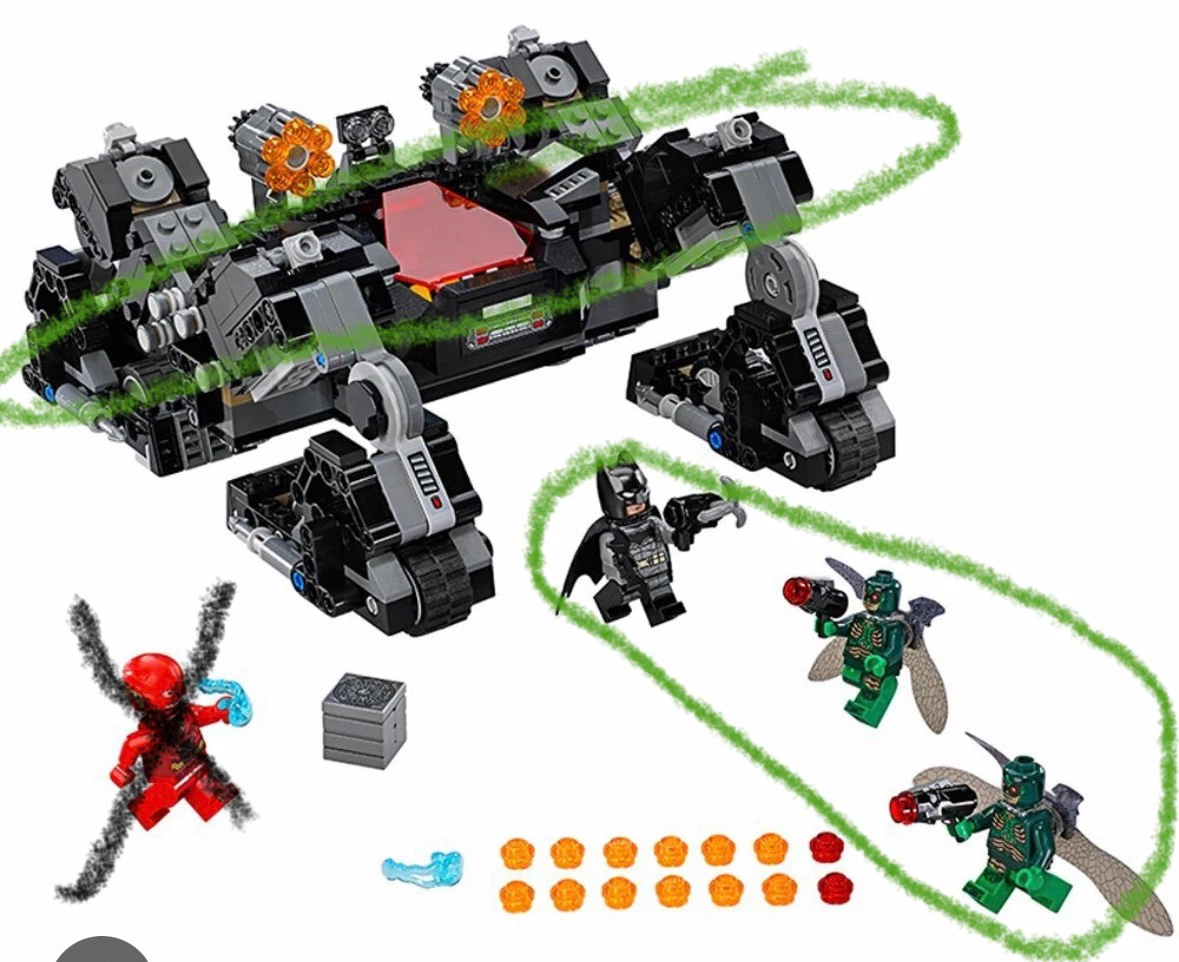 LEGO DC 76086 Knightcrawler Tunnel Attack - 3/4 Minifigs 40% set - photo 4