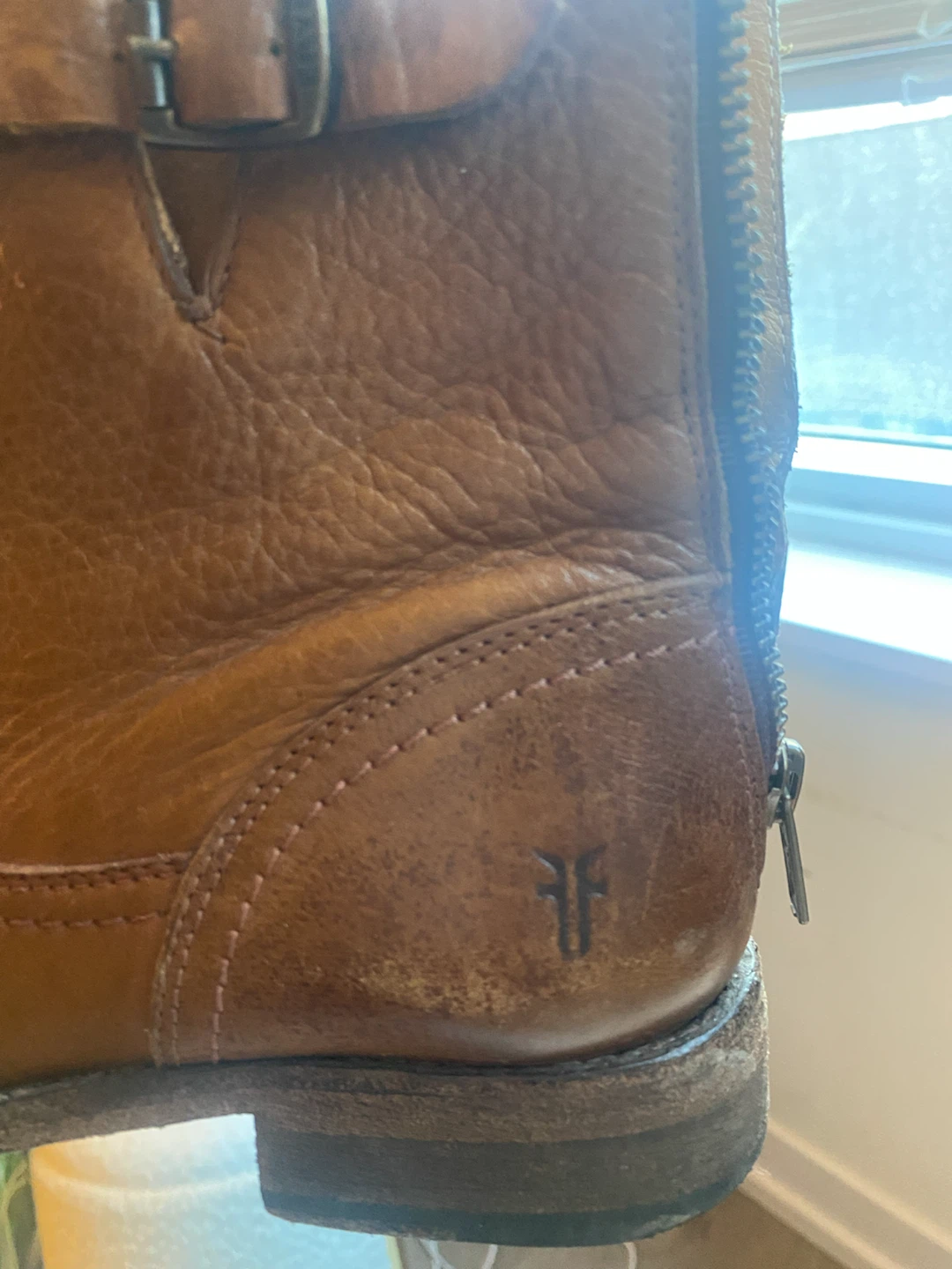 FRYE Brown Leather Engineer Boots - photo 3