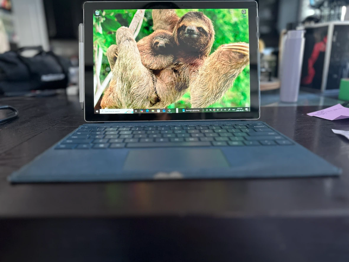 Microsoft Surface Pro + Stylus Pen + MS Blue Case Keyboard - photo 2