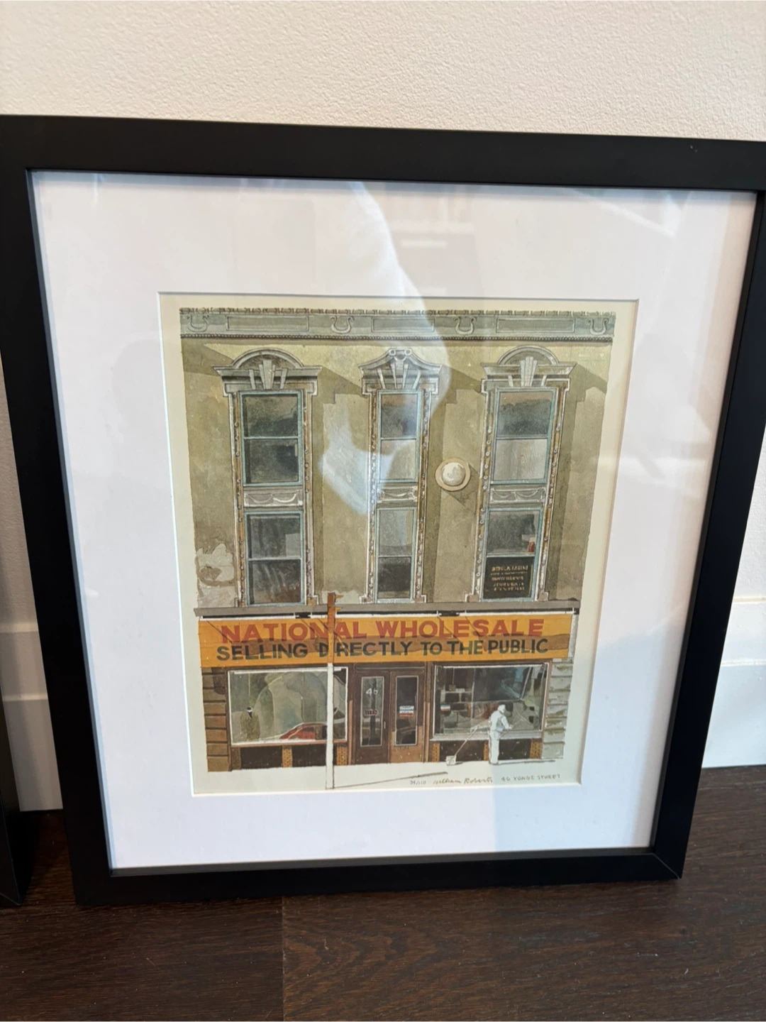 Set of 2 William Roberts old Toronto building print art - photo 2