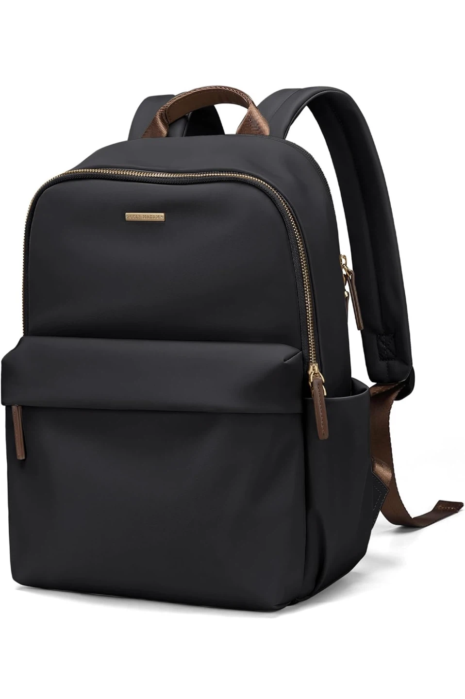 Black Nylon 16L Backpack - Fits 14" Laptop