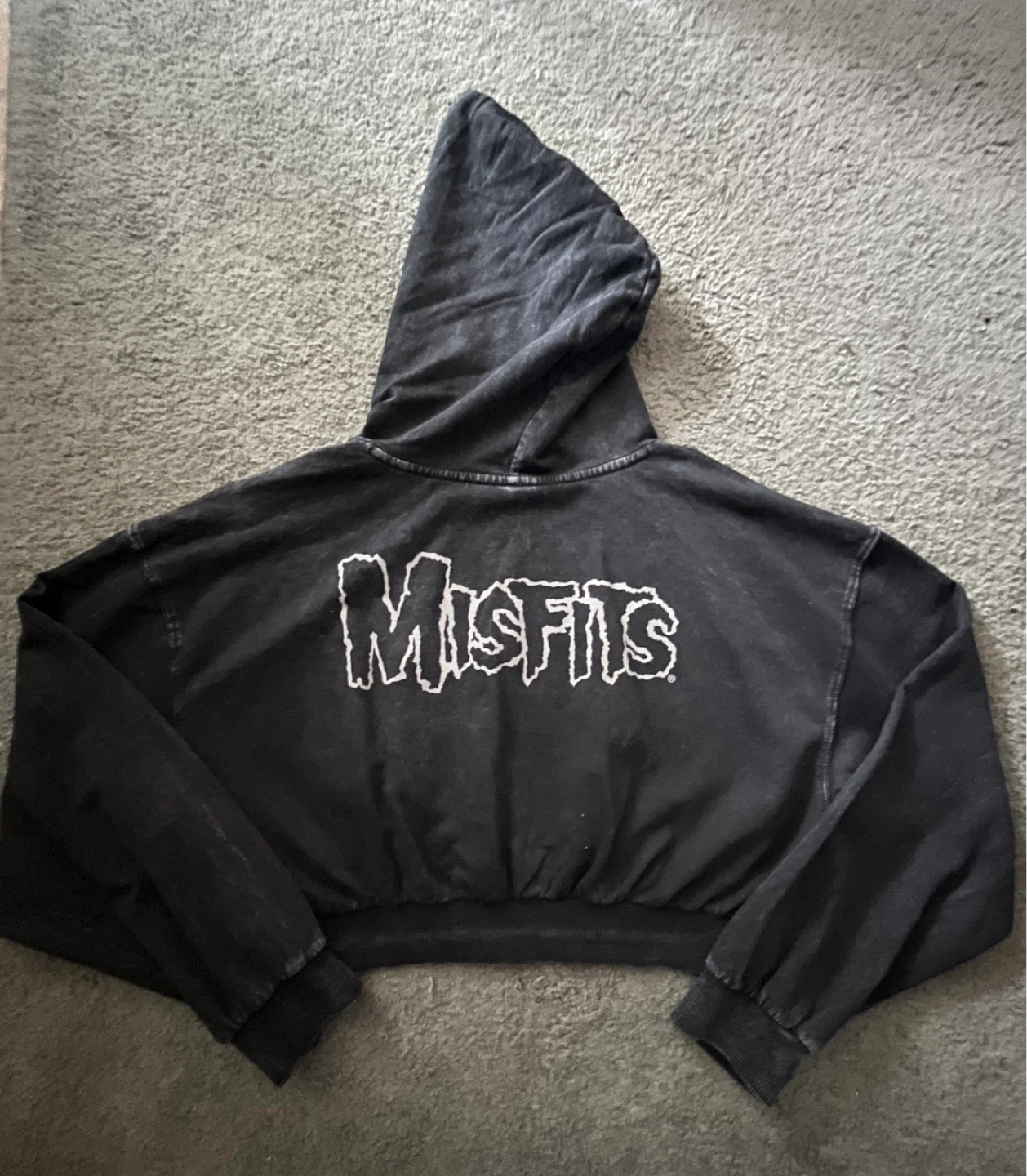 Misfits Affliction Cropped Hoodie - photo 2