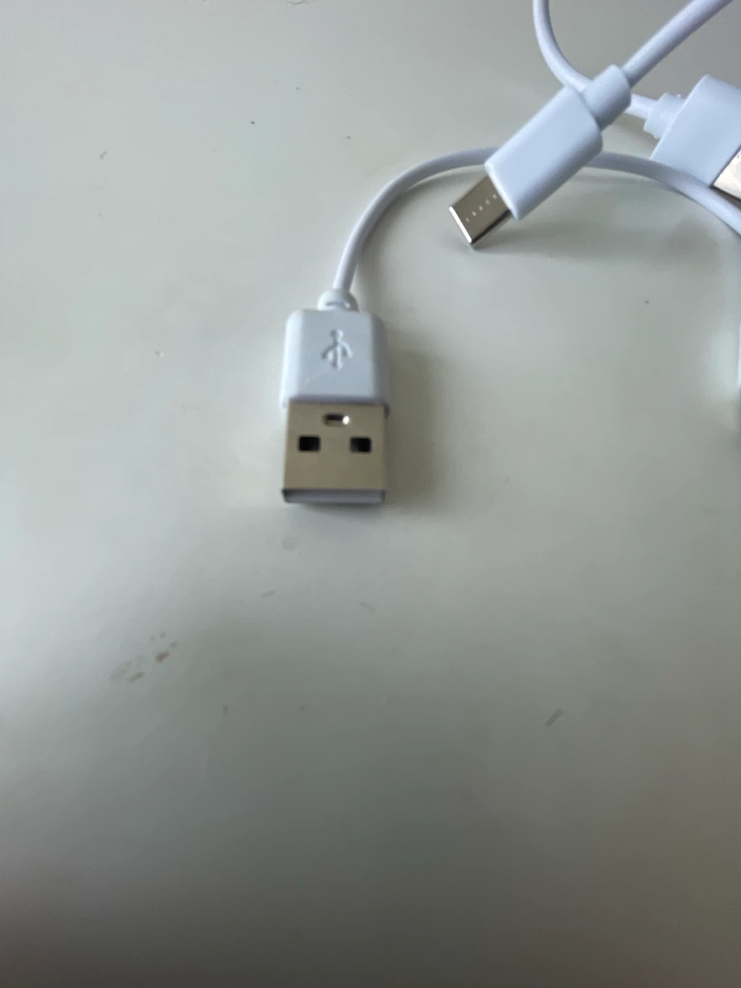 White USB a Cables (2 pack) - photo 3