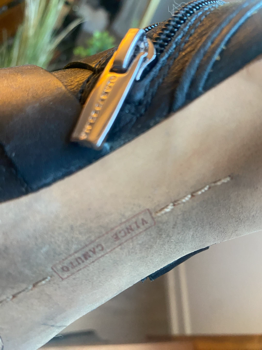 Vince Camuto Black Leather Ankle Boots - photo 3