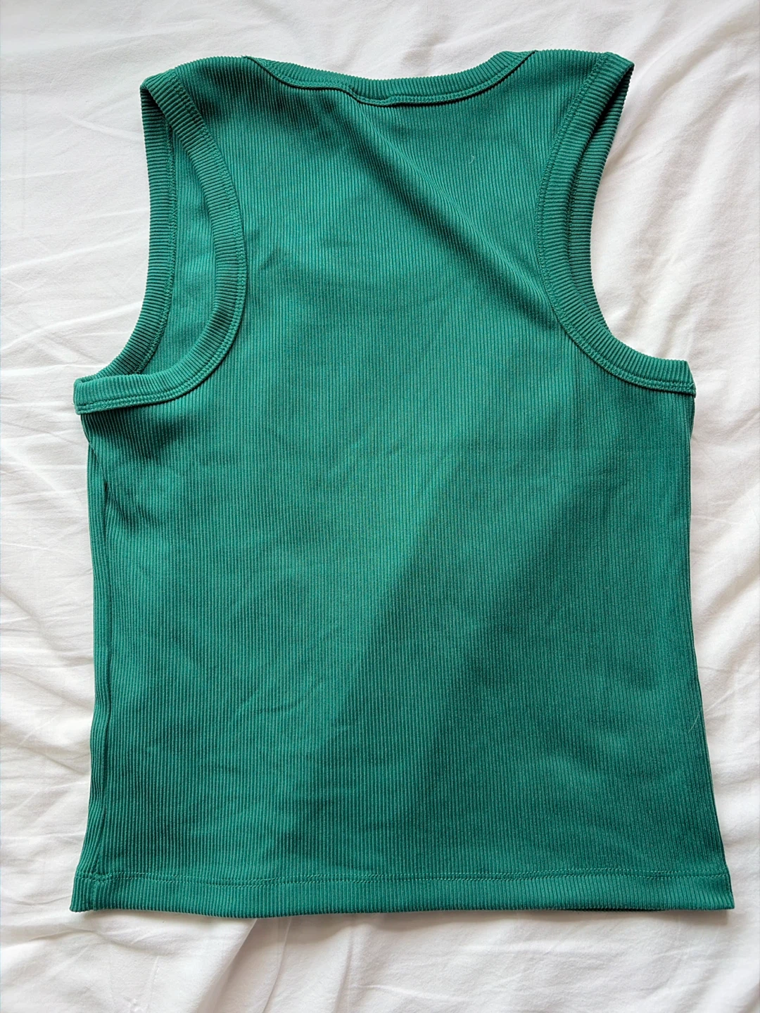 Twik Par Simons Ribbed Tank Top - Green - photo 2