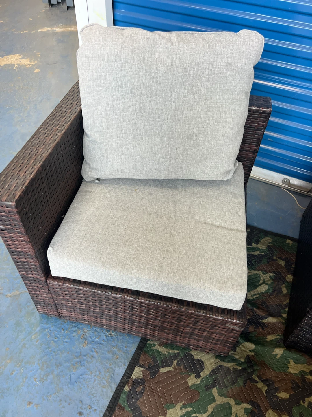 Wicker Outdoor Furniture Set with Cushions - photo 2