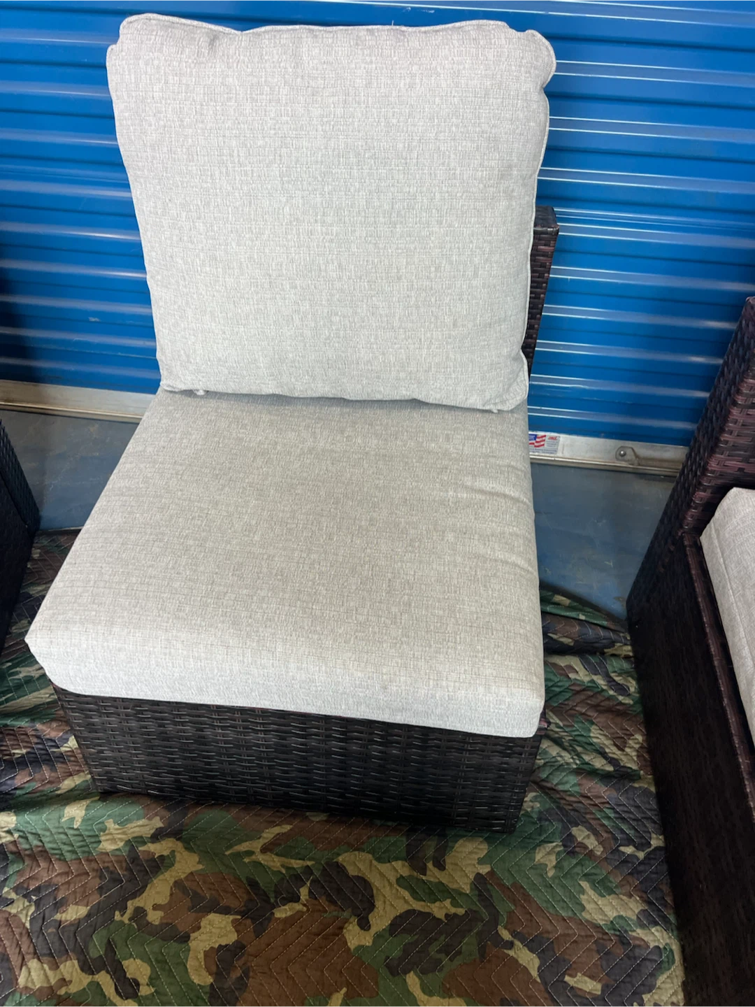 Wicker Outdoor Furniture Set with Cushions - photo 3
