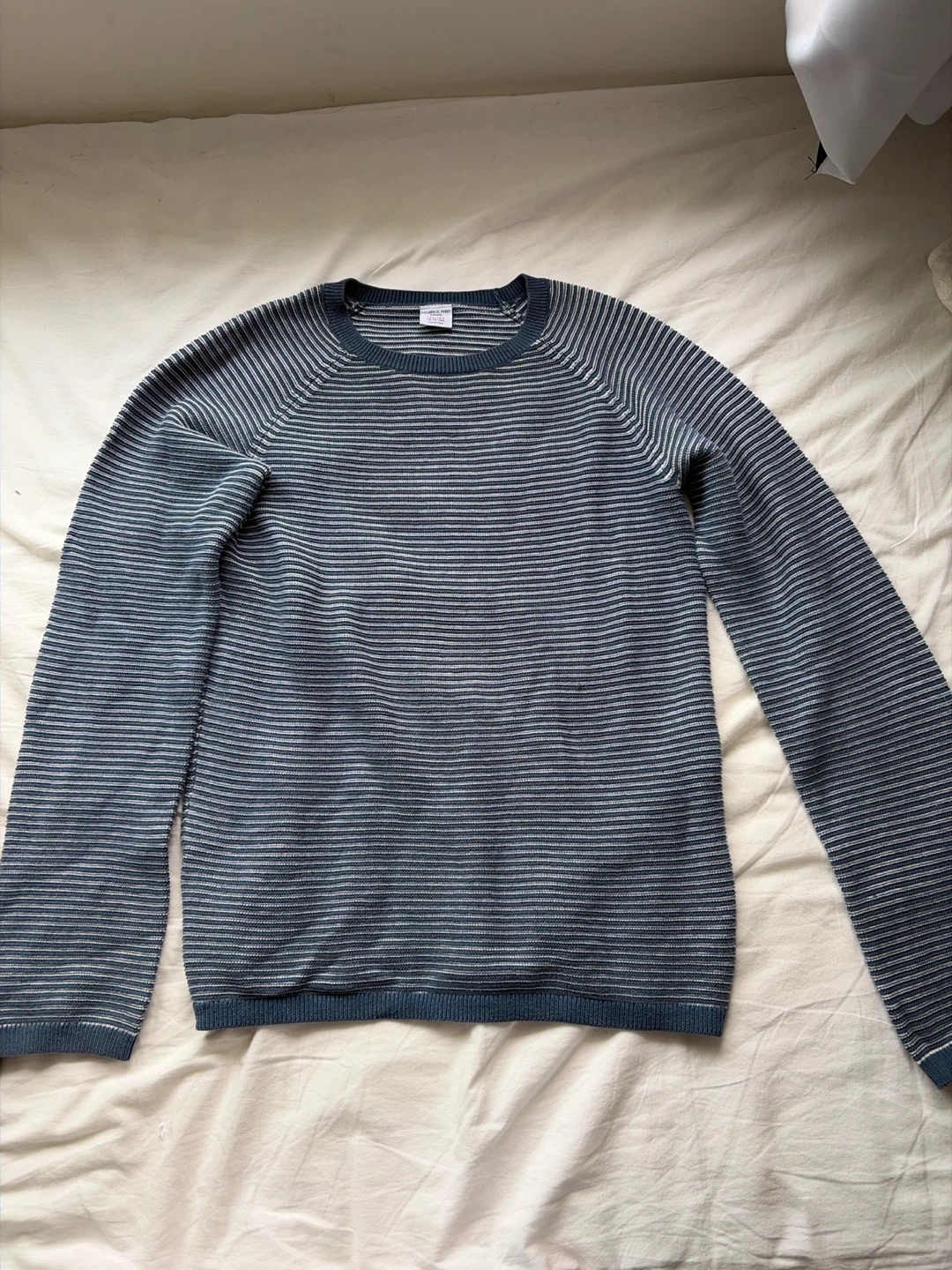 Polarn O. Pyret Sweden - Blue and white striped sweater