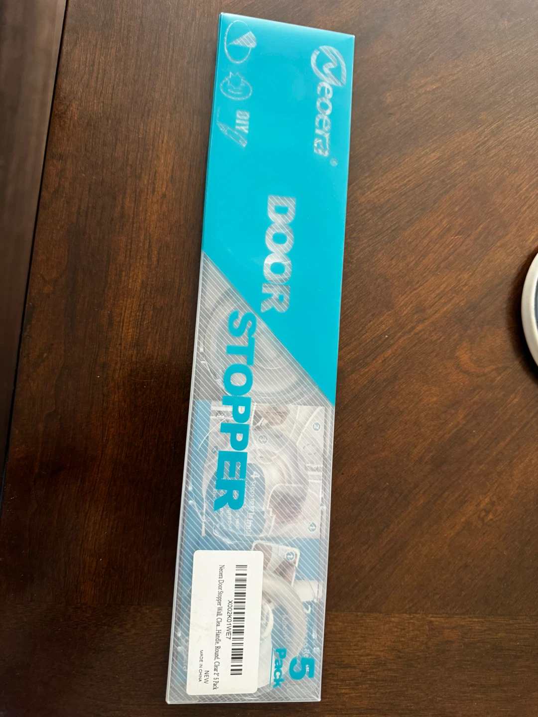BNIB Neoera Door Stopper Wall Clear 2" 5 Pack